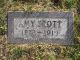 Amy Scott - Headstone
