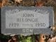 John Belongie - Headstone