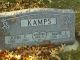 John G and Marie L Kamps - Headstone