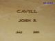 John R Cavill - Headstone