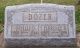 Orville D and Florence O Dozer - Headstone