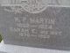 Rhodes F and Sarah E Martin - Headstone #2