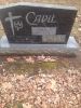 Richard E and Sara Lin (Juhre) Cavil - Headstone