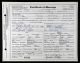 Albert Benjamin Armstrong and Helena Germania [Verplancke] O'Day - Marriage Certificate