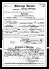 Gilbert W Martin and Palma Eleanor Olson - Marriage License