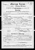 Isaac Balenger and Beatrice Beauchamp - Marriage License