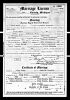 Ralph Hager and Cornelia Feenstra - Marriage License
