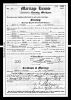 Steve G Evonich and Pearl Etta [McCarney] Forrest - Marriage License