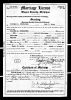 William C Schelawske and Anna V Moore - Marriage License