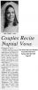Edwin Gerard Cavil and Bertha Joann Grasse - Wedding Announcement