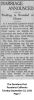 Francis Richard Cooper and Anna Gould Reeves - Marriage Announcement