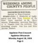 John P Diederich and Nora Roeckel - Marriage Announcement John P Diederich and Nora Roeckel - Marriage Announcement