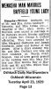 William A Godhardt and Lillian Collette - Wedding Anouncement