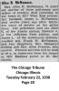Alice Bridget [Mooney] McNamara - Obituary