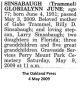 Glorialynn June Sinsabaugh - Obituary