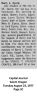 Harry Lee Eyerly - Obituary
