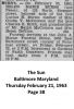 Helen Marie [Pease] {Birch} Burns  - Death Notice