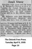 Joseph Scherer - Obituary Joseph Scherer - Obituary
