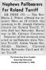 Roland G Turriff - Obituary #2