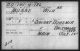 Wilhne Mugge - Passenger List Index Card
