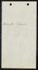 Polydorus Vanderdonck - Certificate of Arrival - Rear